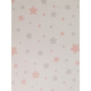 Tela de Piqué Estrellas Rosas