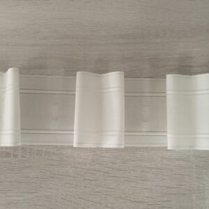 Cinta Fruncidora Tablas Beige