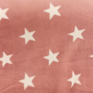 Tela Coralina Rosa Estrellas