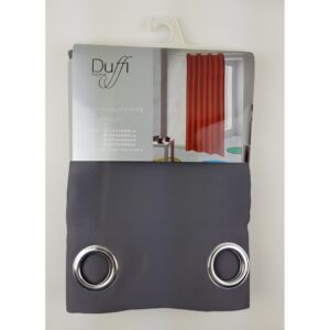 Cortina Confeccionada Black Out Gris Marengo