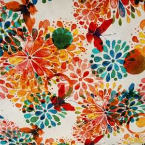 Loneta Estampada Acuarelas