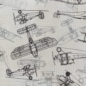 Loneta Estampada Aviones