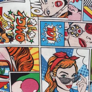 Loneta Estampada Comic Color