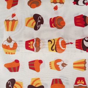 Loneta Estampada Cupcakes