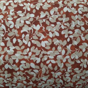 Loneta Estampada EcoFlores Teja