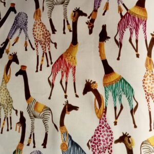 Loneta Estampada Jirafas