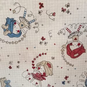 Loneta Estampada Muñecas