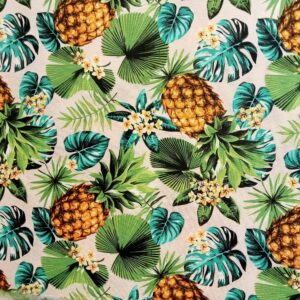 Loneta Estampada Piñas
