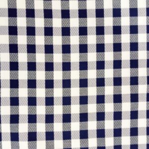 Tela Mantelería Cuadros Azules
