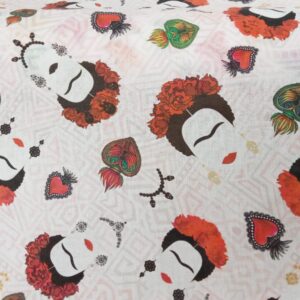 Tela Algodón 100% Frida